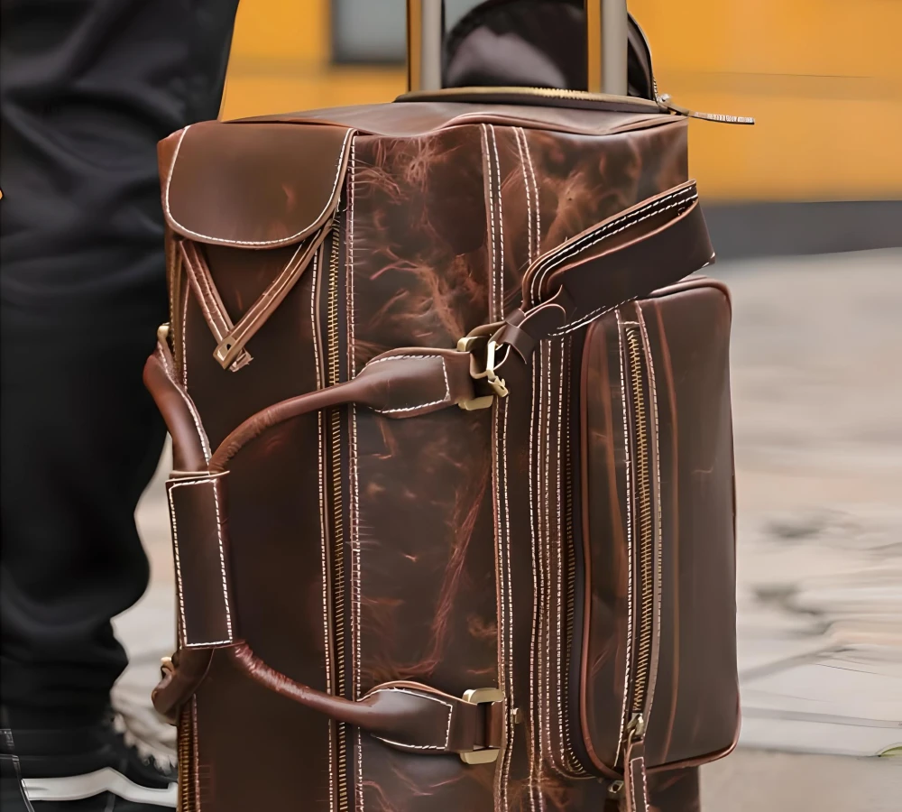 best leather carry on luggage